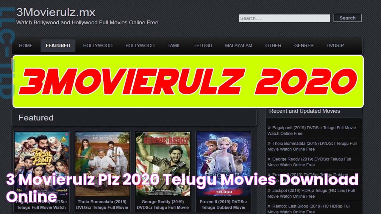 The Ultimate Guide To 3 Movierulz: Discover The Best Movies And Shows