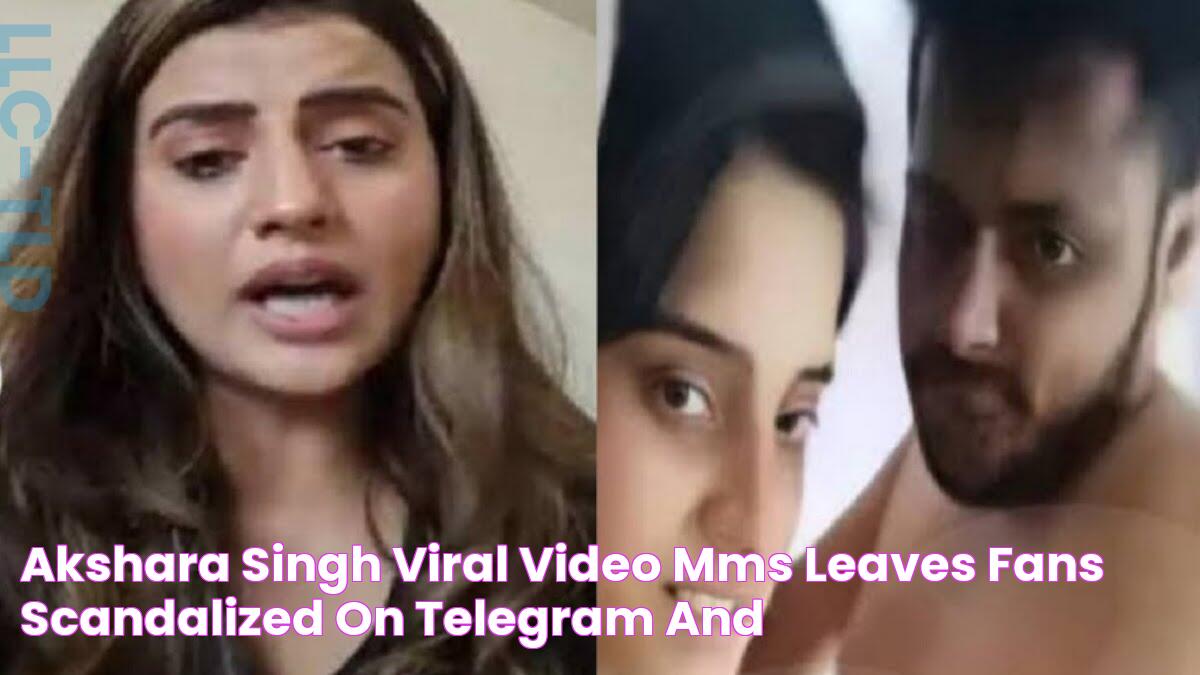 Akshara Singh Viral Video MMS Leaves Fans Scandalized On Telegram and