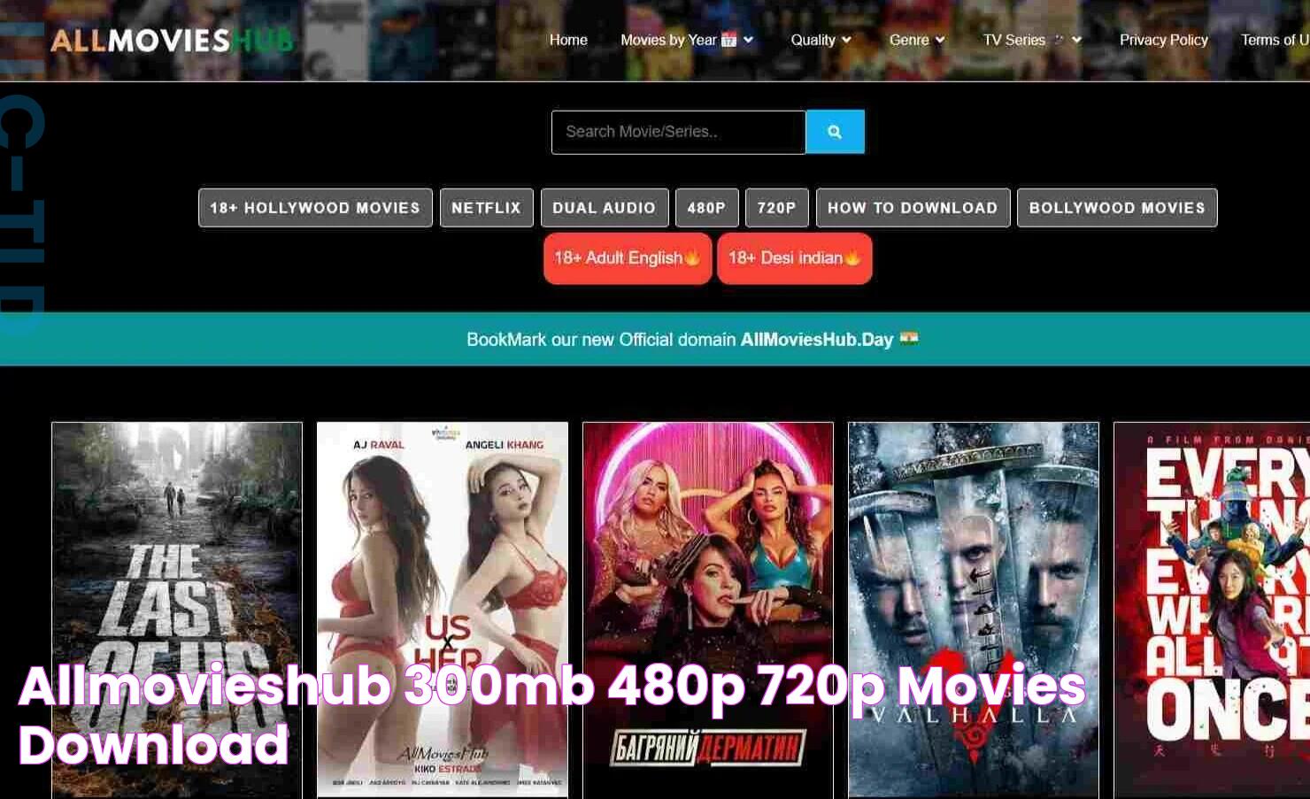 AllMoviesHub 300mb , 480p , 720p Movies Download