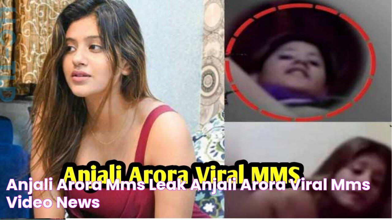 Anjali Arora MMS Leak Anjali Arora viral mms video news 😱 