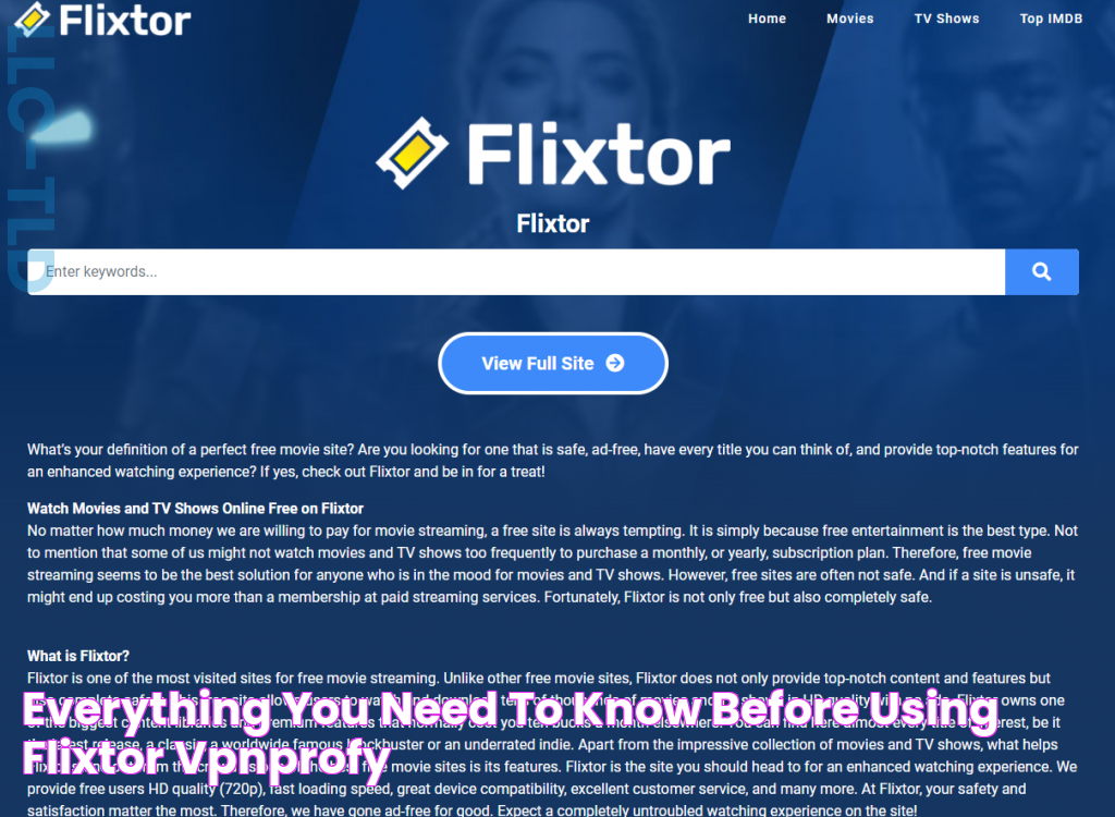 Everything You Need to Know Before Using Flixtor VPNProfy