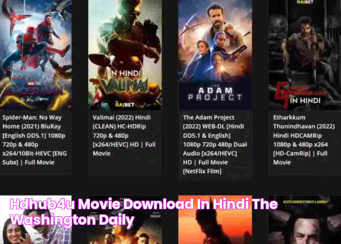 Hdhub4u Movie Download in Hindi The Washington Daily