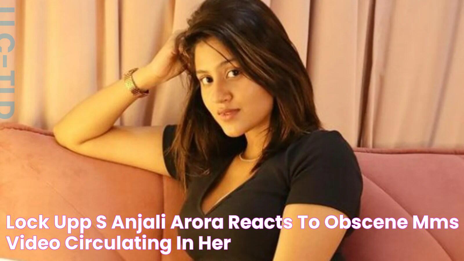 Lock Upp's Anjali Arora reacts to obscene MMS video circulating in her