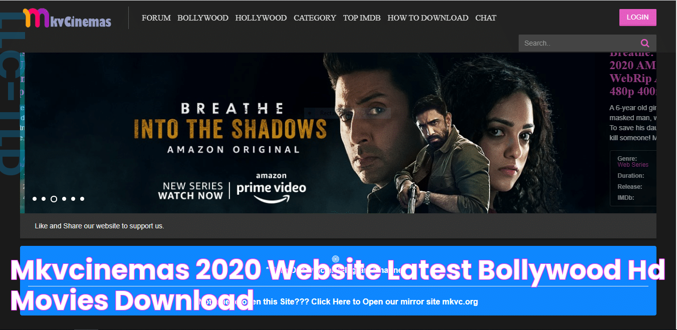 MKVCinemas 2020 Website Latest Bollywood HD Movies Download