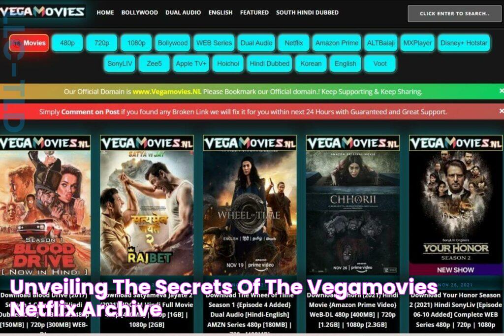 Unveiling The Secrets Of The Vegamovies Netflix Archive