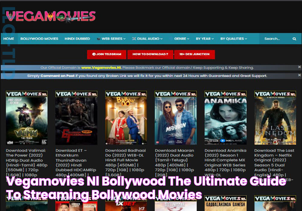 VegaMovies NL Bollywood The Ultimate Guide To Streaming Bollywood Movies