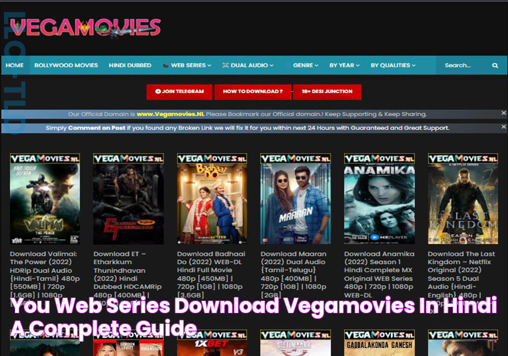 The Ultimate Guide To Vegamovies.cc: Discover Free Movies And TV Shows