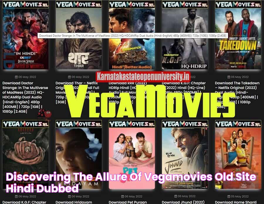 Discovering The Allure Of Vegamovies Old Site Hindi Dubbed