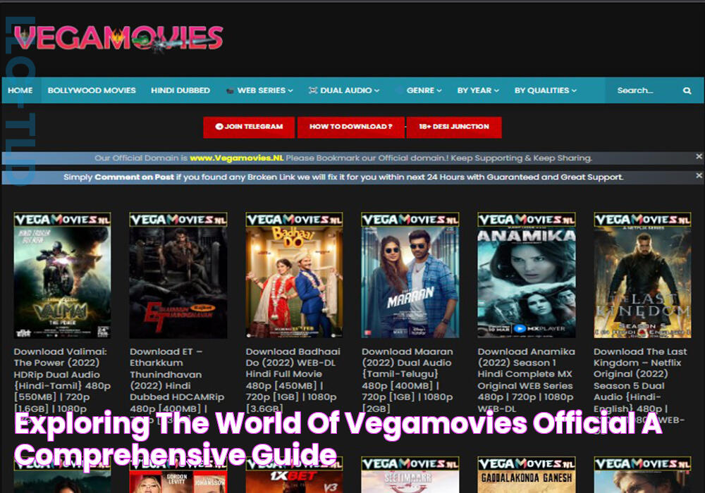 Discover The Official VegaMovies: Your Premier Destination For Top-Notch Streaming