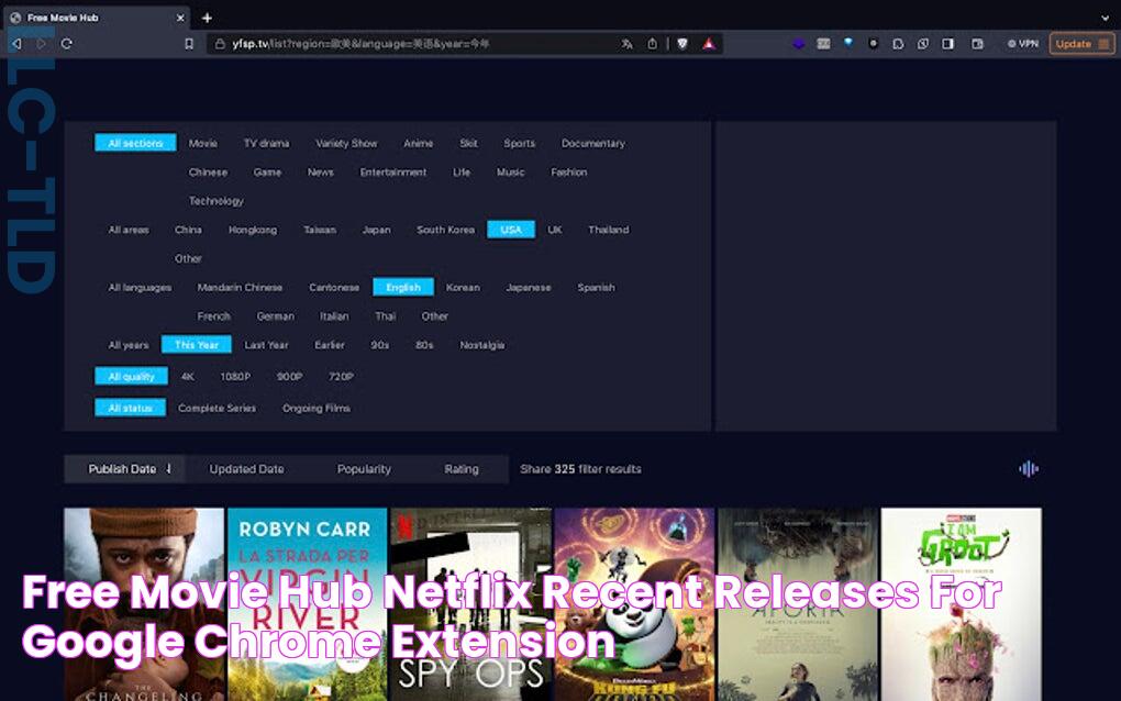 FREE Movie Hub Netflix, Recent Releases for Google Chrome Extension