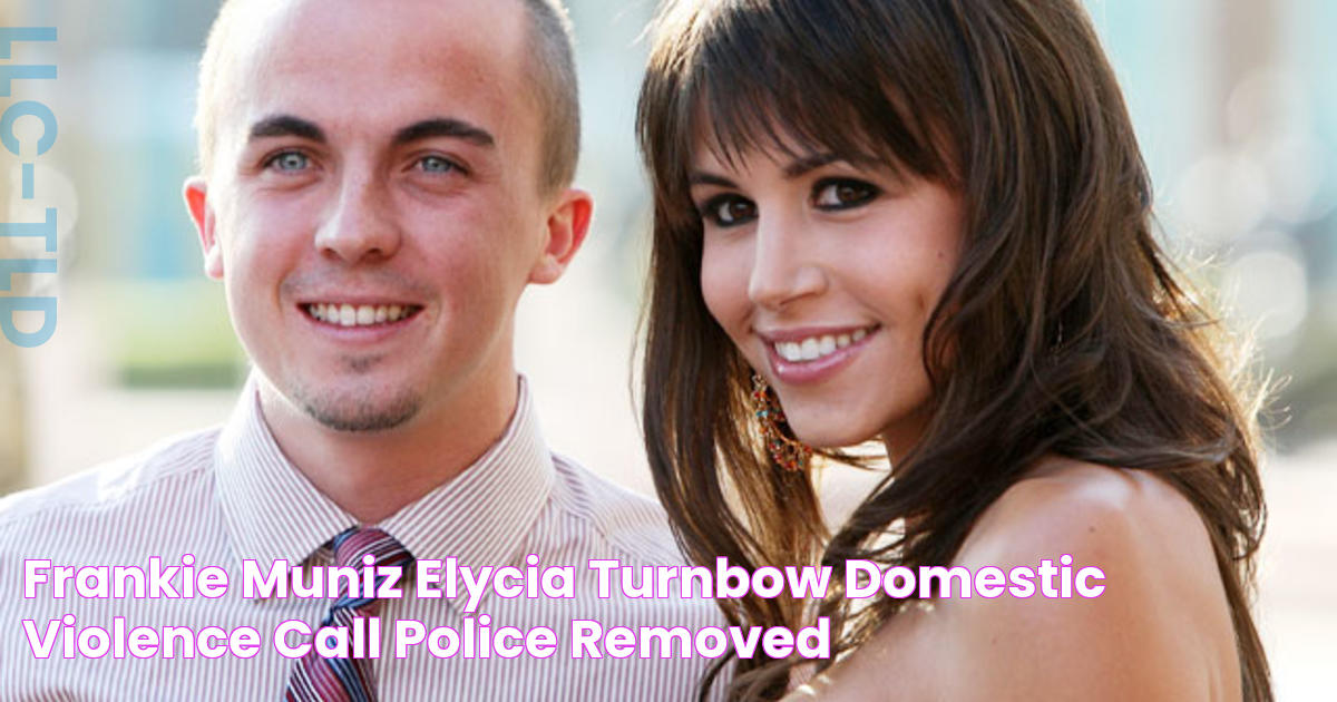 Frankie Muniz, Elycia Turnbow Domestic Violence Call Police Removed