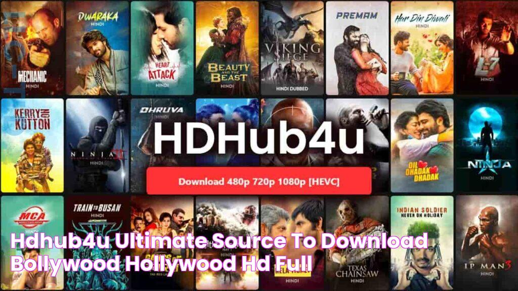 HDHub4u Ultimate Source To Download Bollywood, Hollywood HD Full