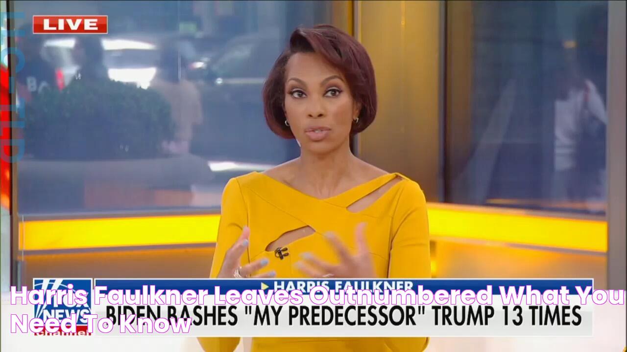 Harris Faulkner Breaks Up Outnumbered | Harris Faulkner Departs Outnumbered