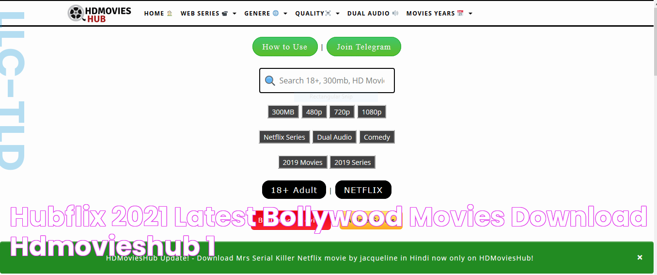 Hubflix 2021 Latest Bollywood Movies Download ( HdMoviesHub)