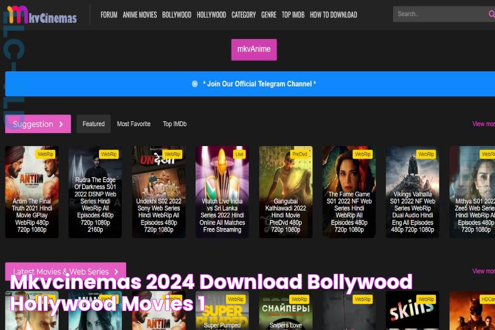 Mkvcinemas 2024 Download Bollywood, Hollywood Movies