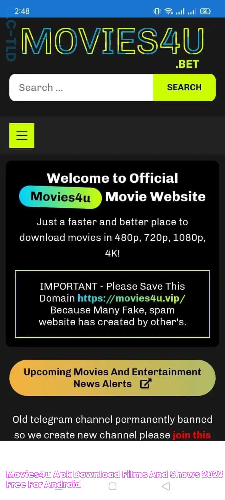 Movies4u Apk Download [Films and Shows 2023] Free for Android