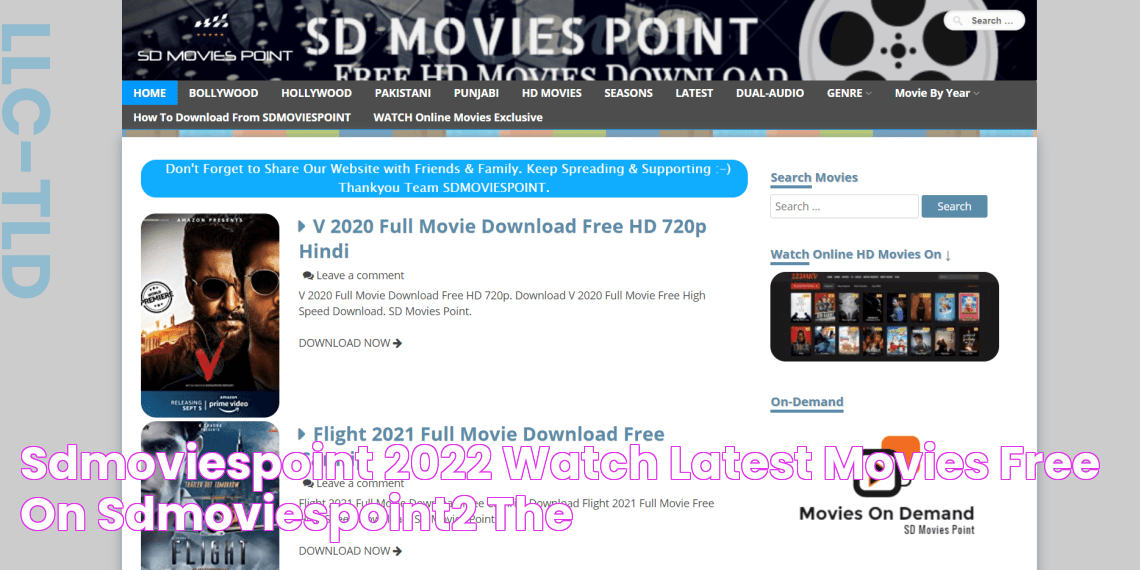 SdMoviesPoint 2022 Watch Latest Movies Free on SdMoviesPoint2 The