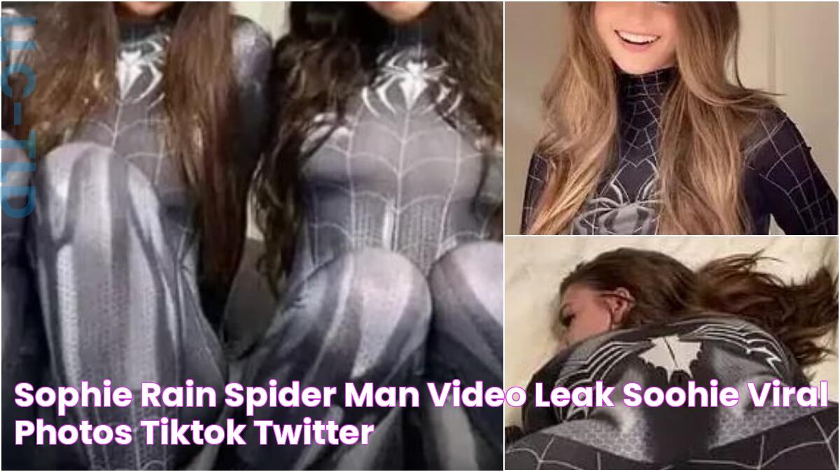 Sophie Rain Spider Man Video Leak, soohie viral photos tiktok twitter