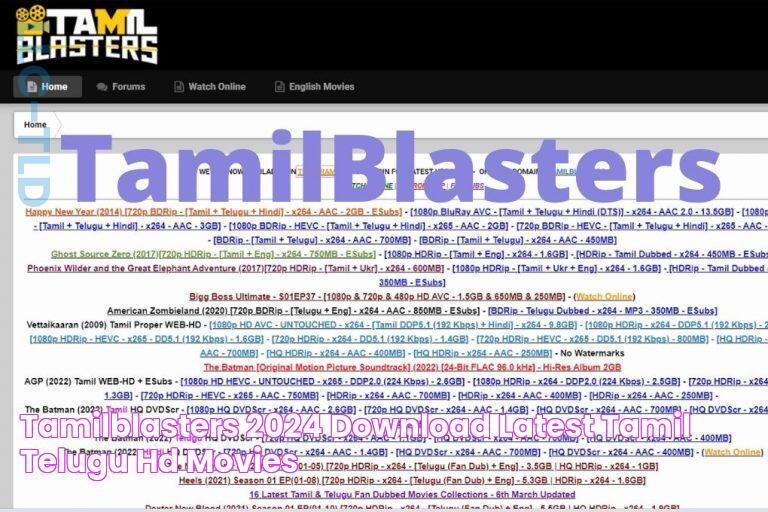 Discover The Latest TamilBlasters Link For Today