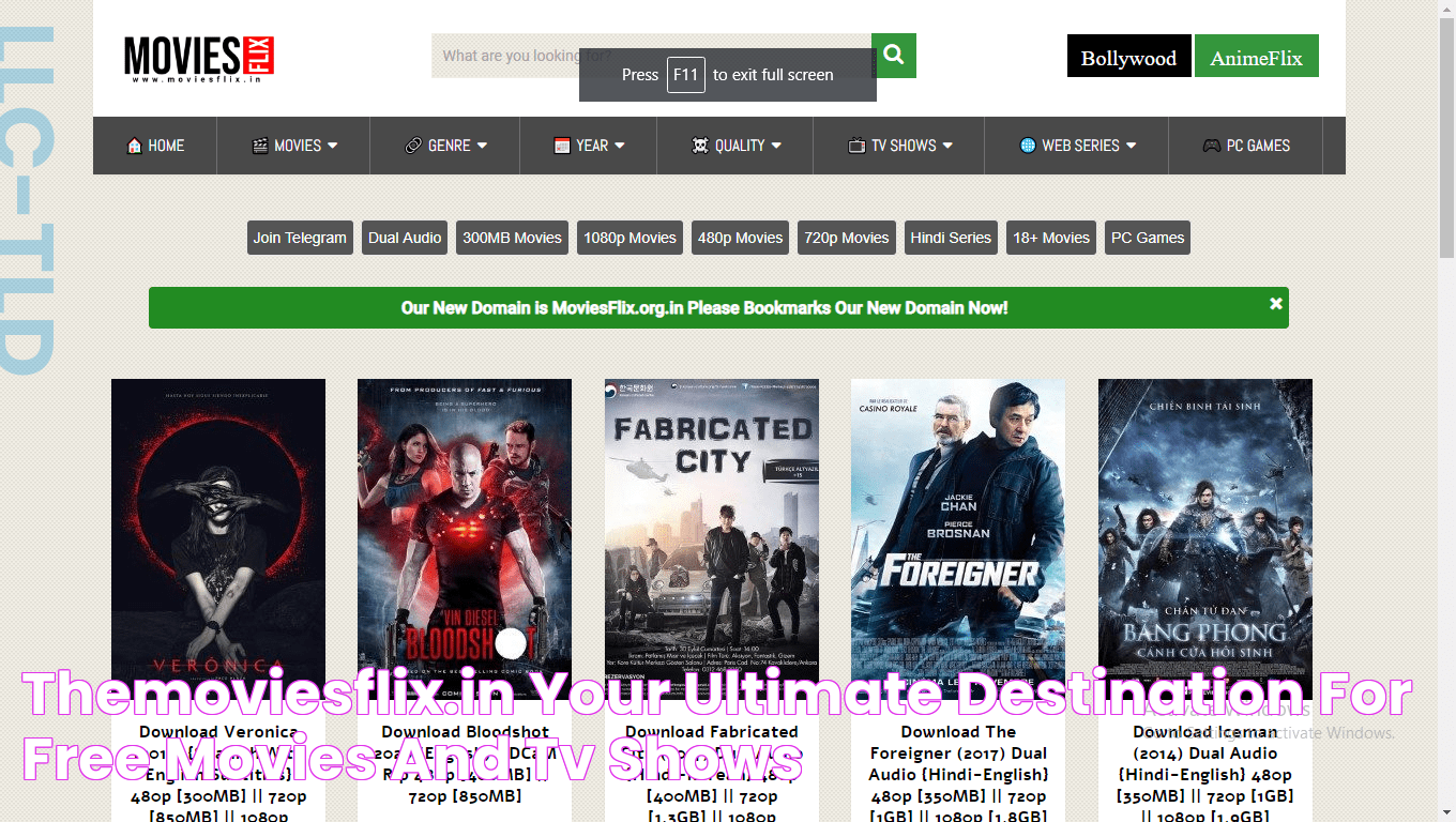 TheMoviesFlix.in Your Ultimate Destination For Free Movies And TV Shows