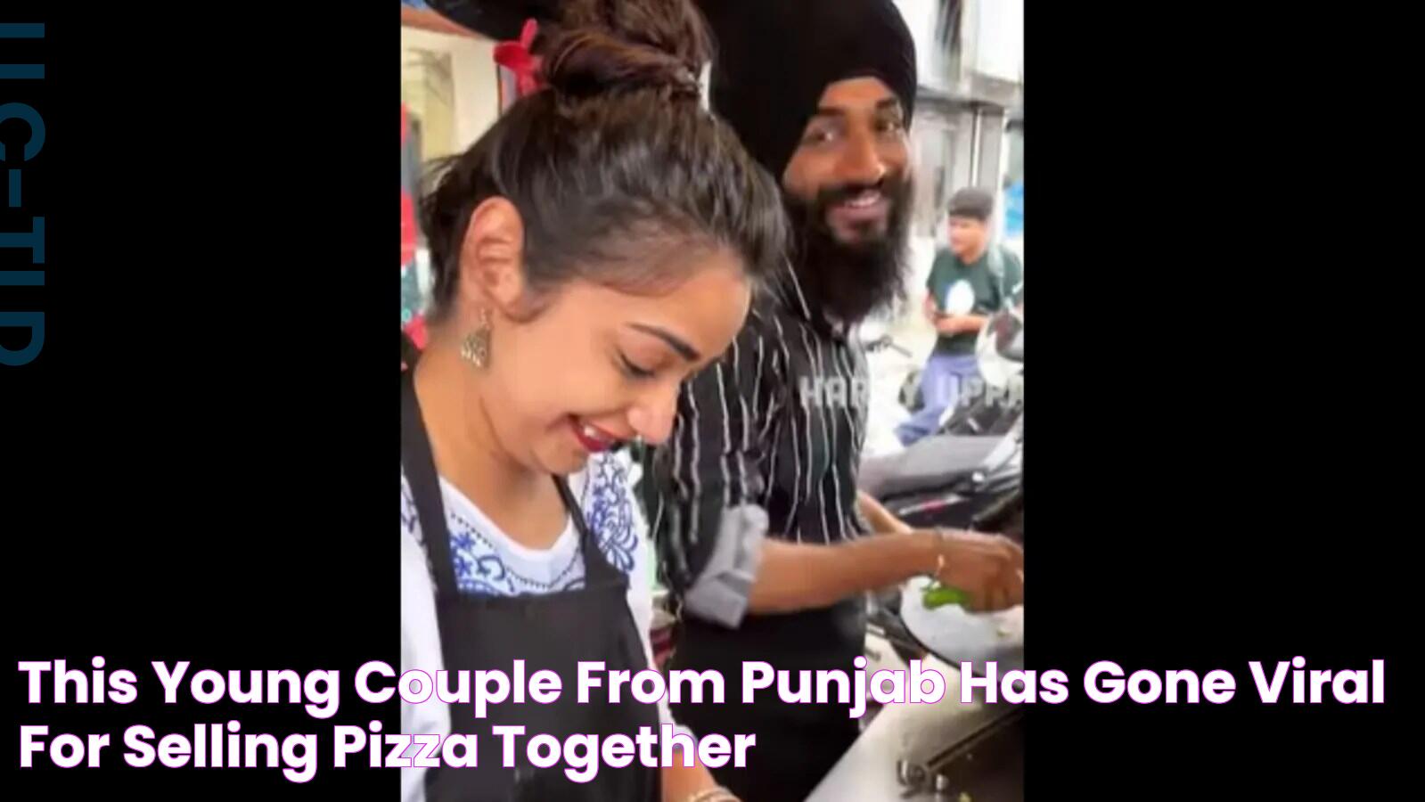 This young couple from Punjab has gone viral for selling pizza together