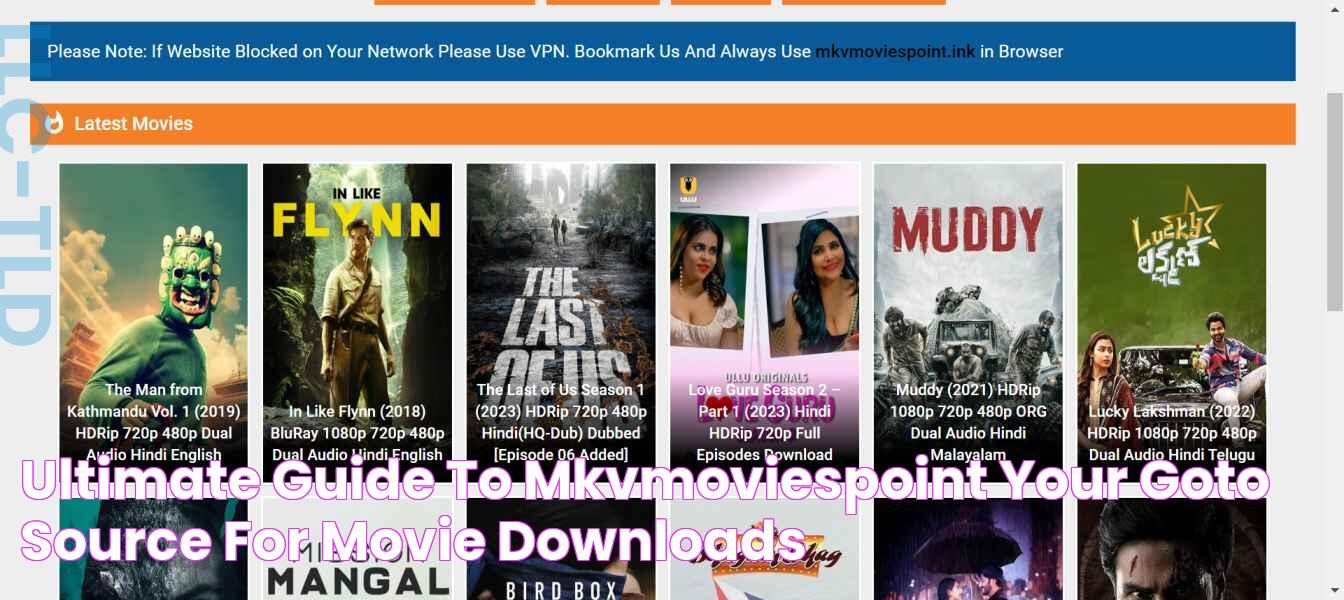 Discover MKVMoviesPoint: Your Ultimate Source For All Movies