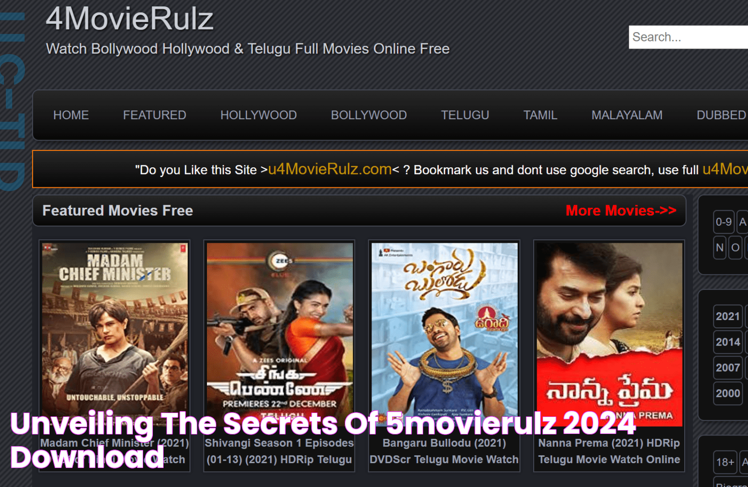 Unveiling The Secrets Of 5movierulz 2024 Download