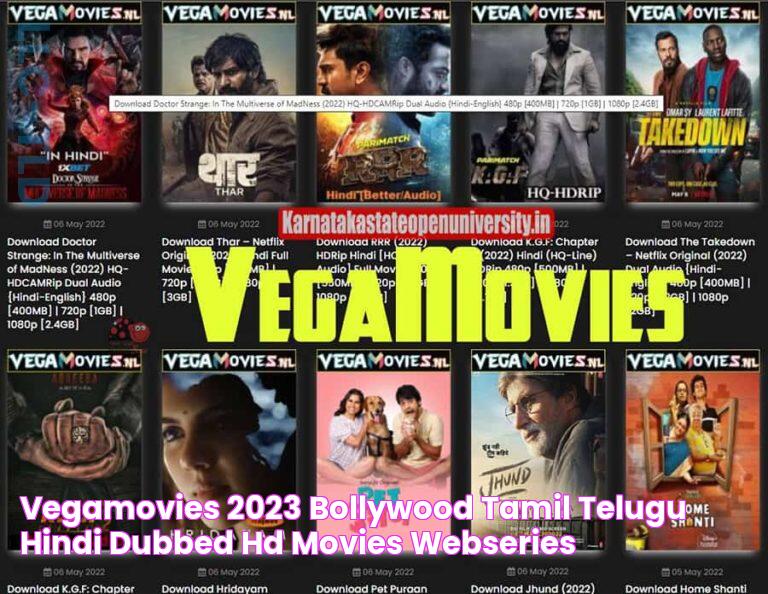 Vegamovies 2023 Bollywood Tamil Telugu Hindi Dubbed HD Movies Webseries