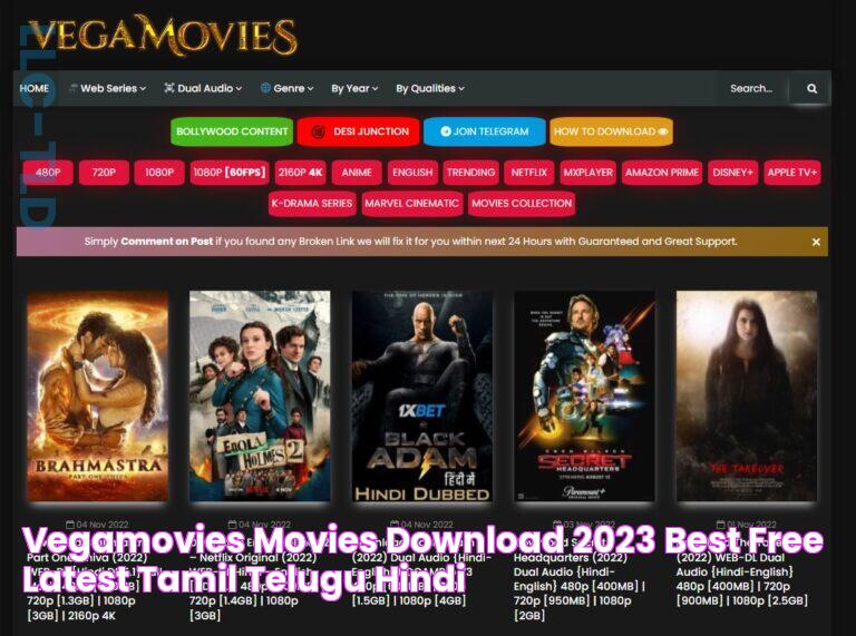 Vegamovies Movies Download 2023 Best Free Latest Tamil Telugu Hindi