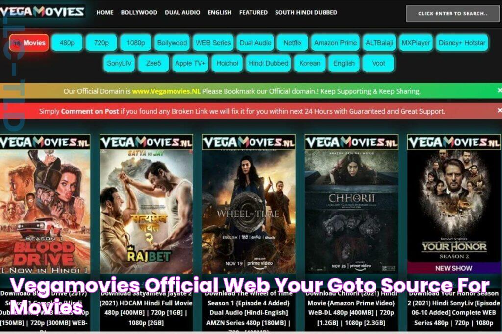 Vegamovies Official Web Your GoTo Source For Movies