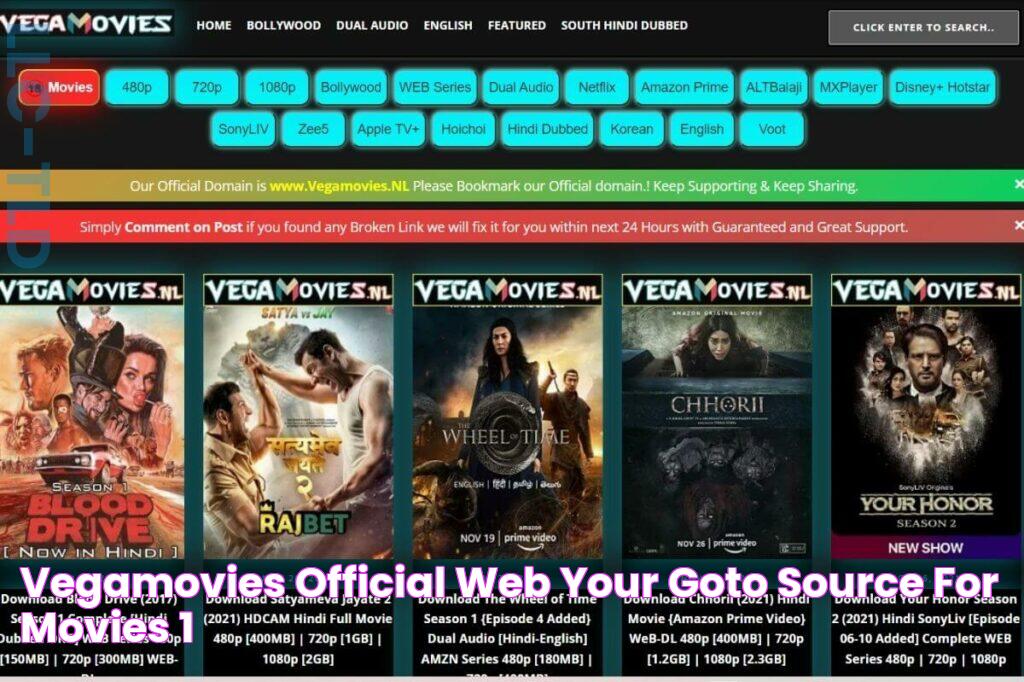 Vegamovies Official Web Your GoTo Source For Movies