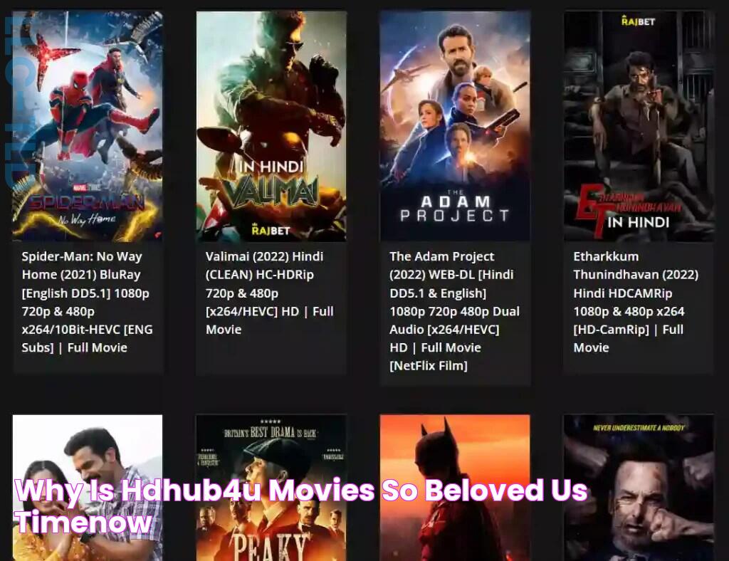 Why is HDHub4u Movies so beloved? Us timenow