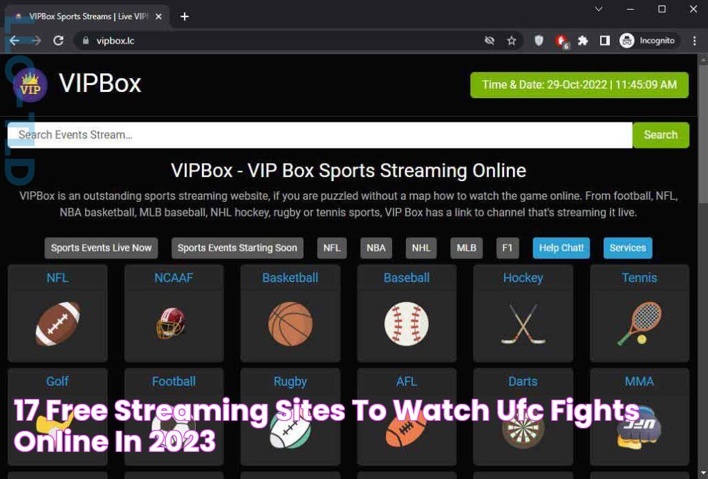 17 Free Streaming Sites To Watch UFC Fights Online In 2023