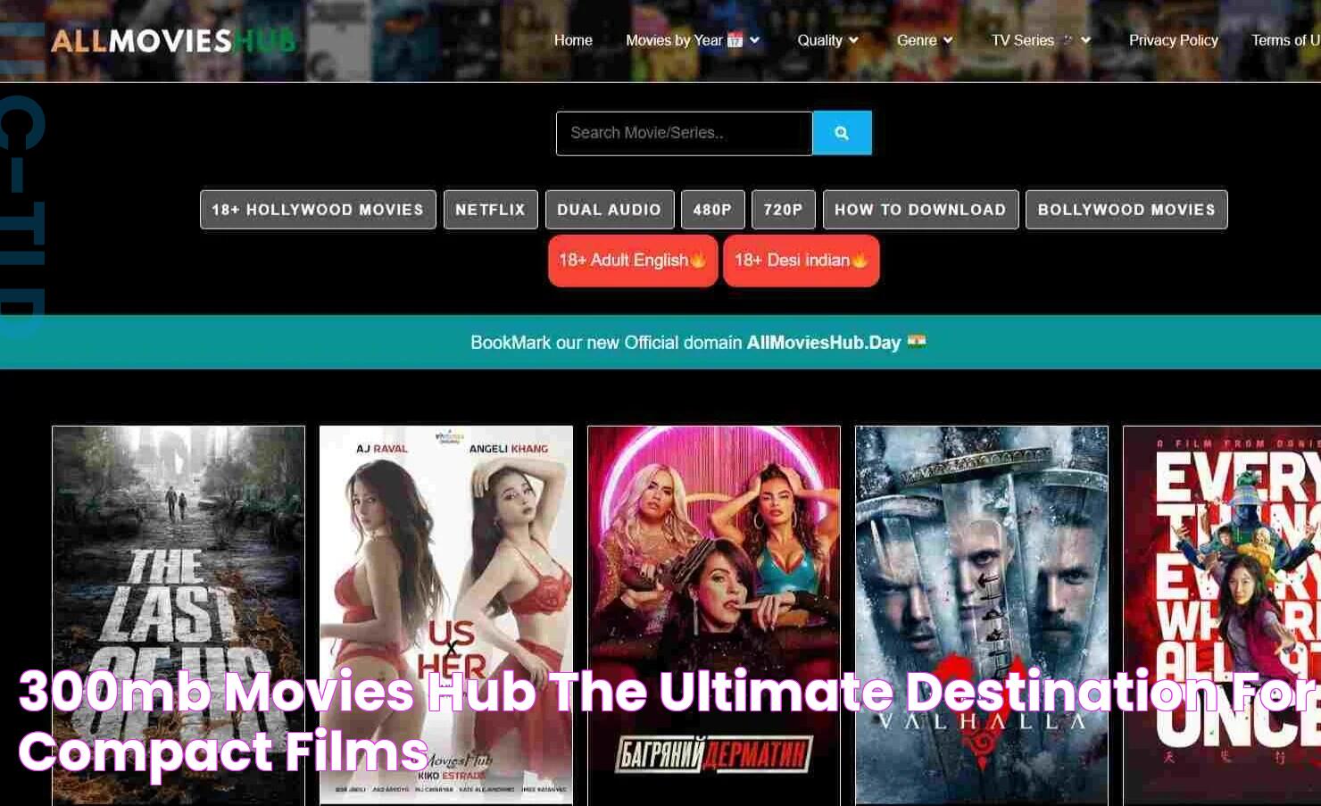 300MB Movies Hub The Ultimate Destination For Compact Films