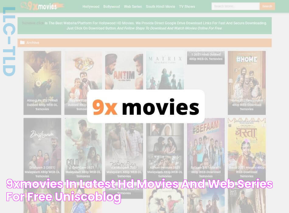 9XMovies in Latest HD Movies and Web Series For Free Uniscoblog