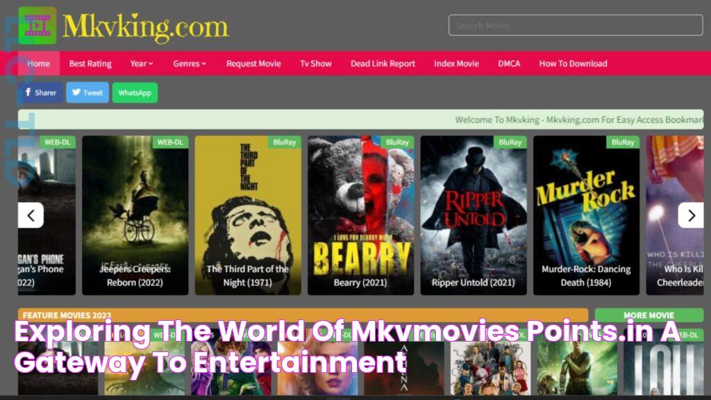 Exploring The World Of Mkvmovies Points.in A Gateway To Entertainment