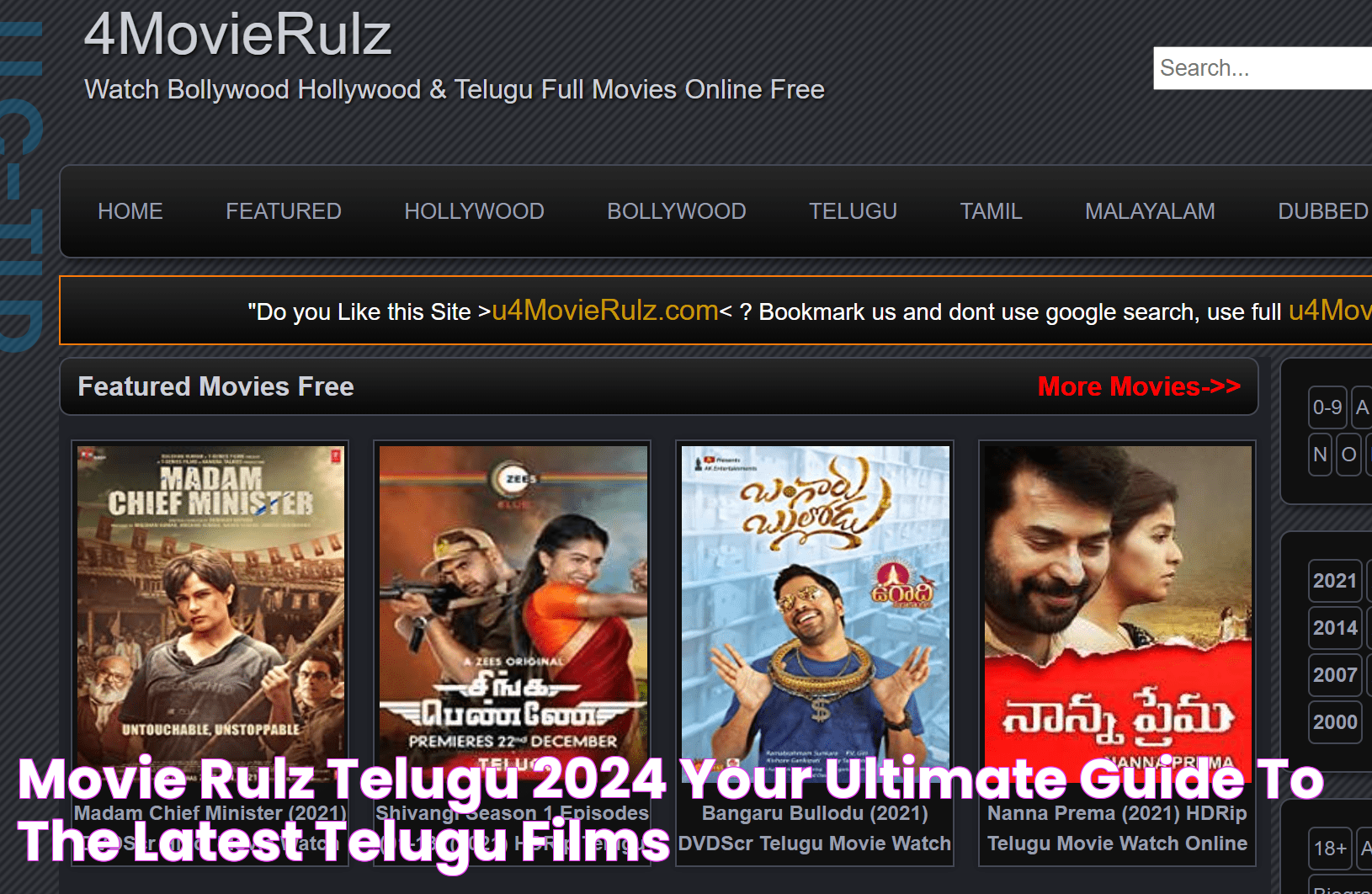 Movie Rulz Telugu 2024 Your Ultimate Guide To The Latest Telugu Films