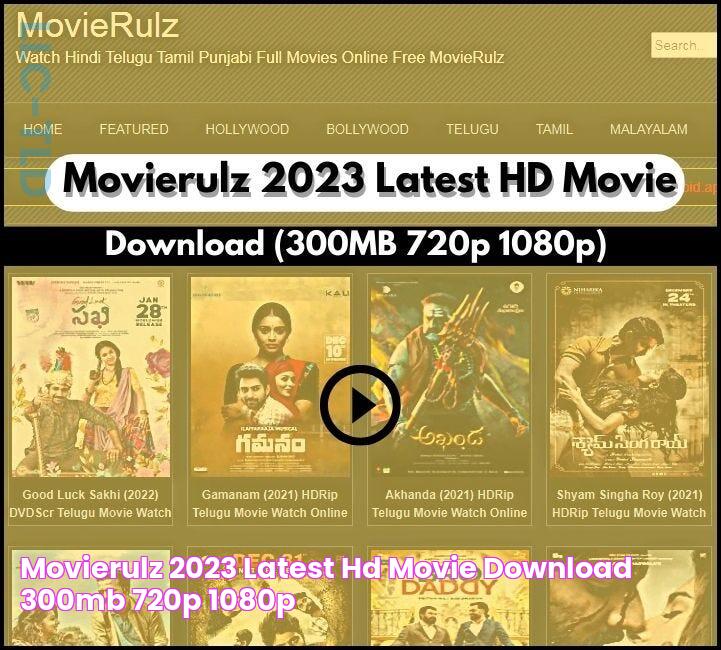 Movierulz 2023 Latest HD Movie Download 300MB 720p 1080p