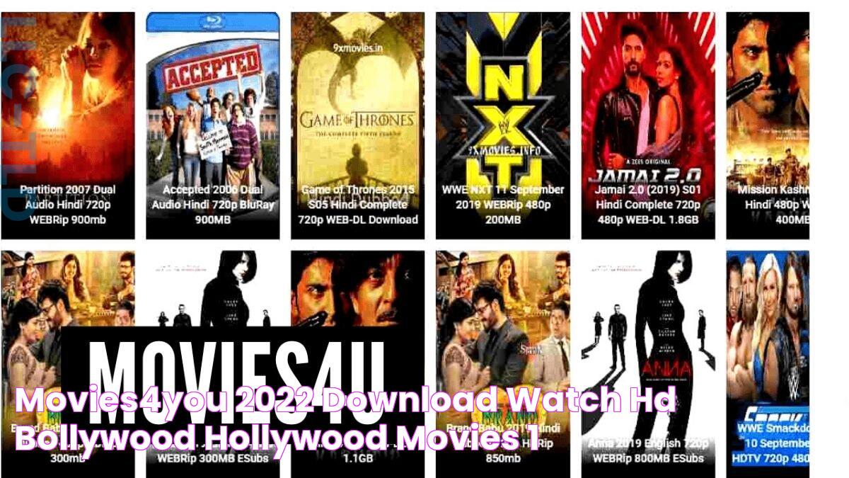 Free Bollywood Movie Downloads At Movies4You: Your Ultimate Destination