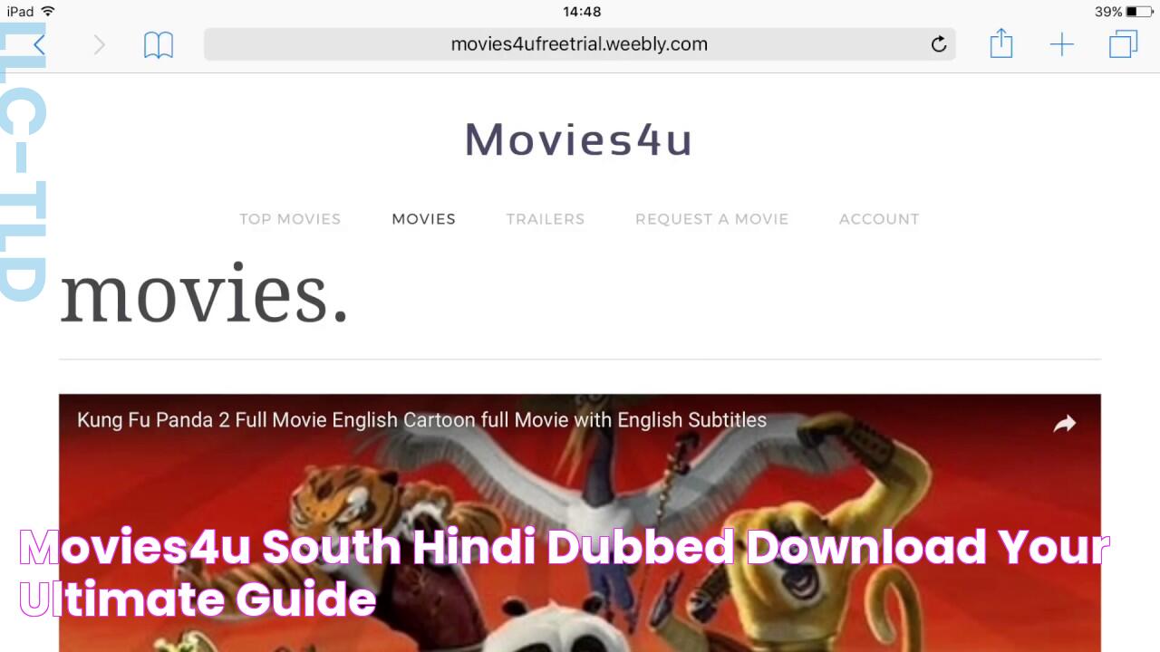 Movies4u South Hindi Dubbed Download Your Ultimate Guide