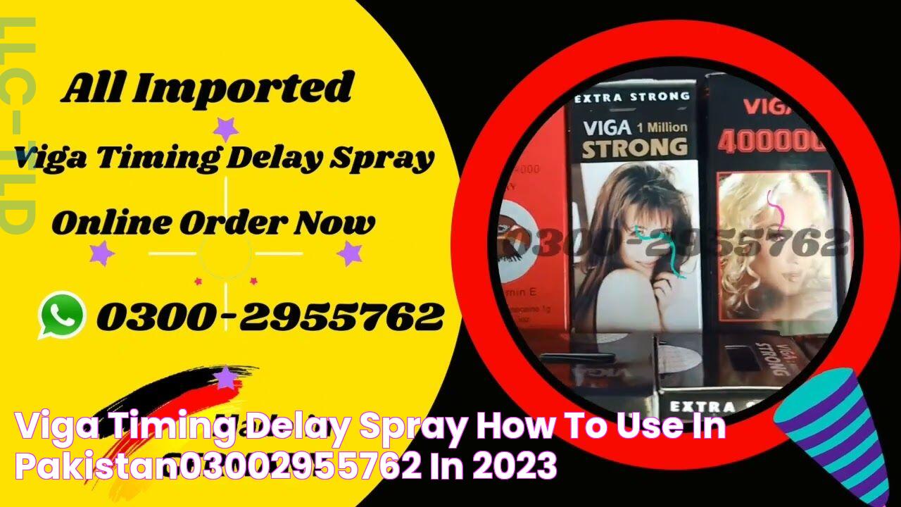 Viga Timing Delay Spray How to Use in Pakistan03002955762 in 2023