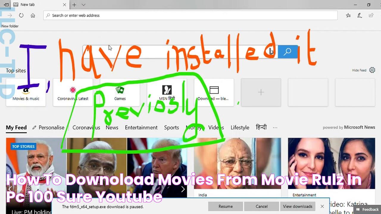 how to downoload movies from movie rulz in pc 100 sure YouTube