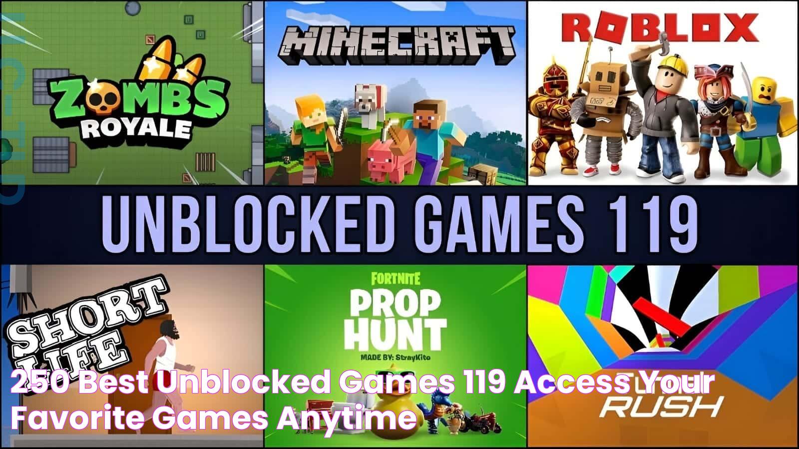 250 Best Unblocked Games 119 Access Your Favorite Games Anytime