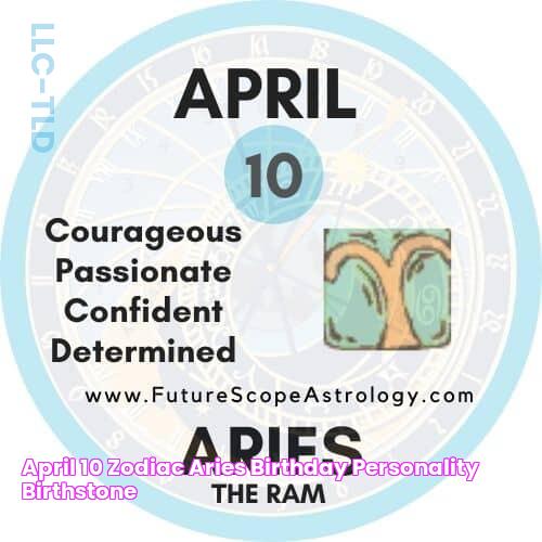 April 10 Zodiac (Aries) Birthday Personality, Birthstone