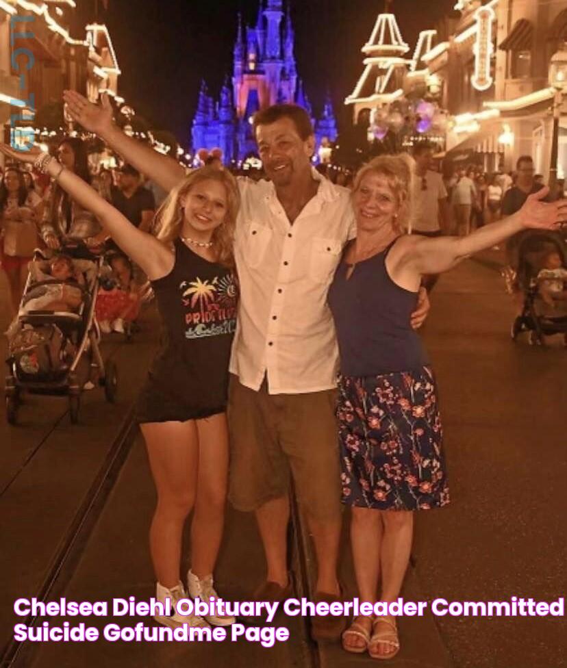 Chelsea Diehl Obituary Cheerleader Committed Suicide GoFundMe Page