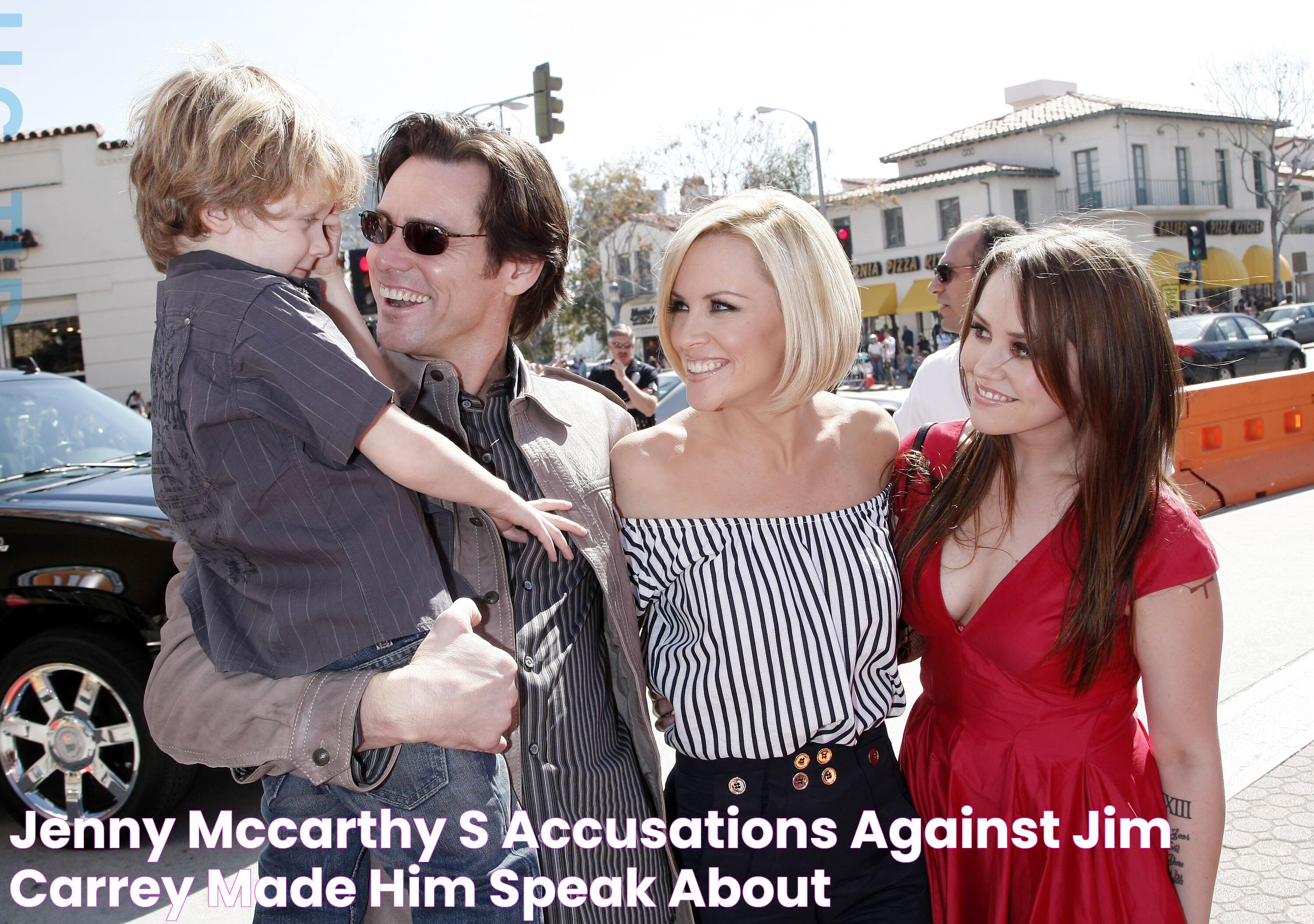 Jenny McCarthy’s Accusations against Jim Carrey Made Him Speak about