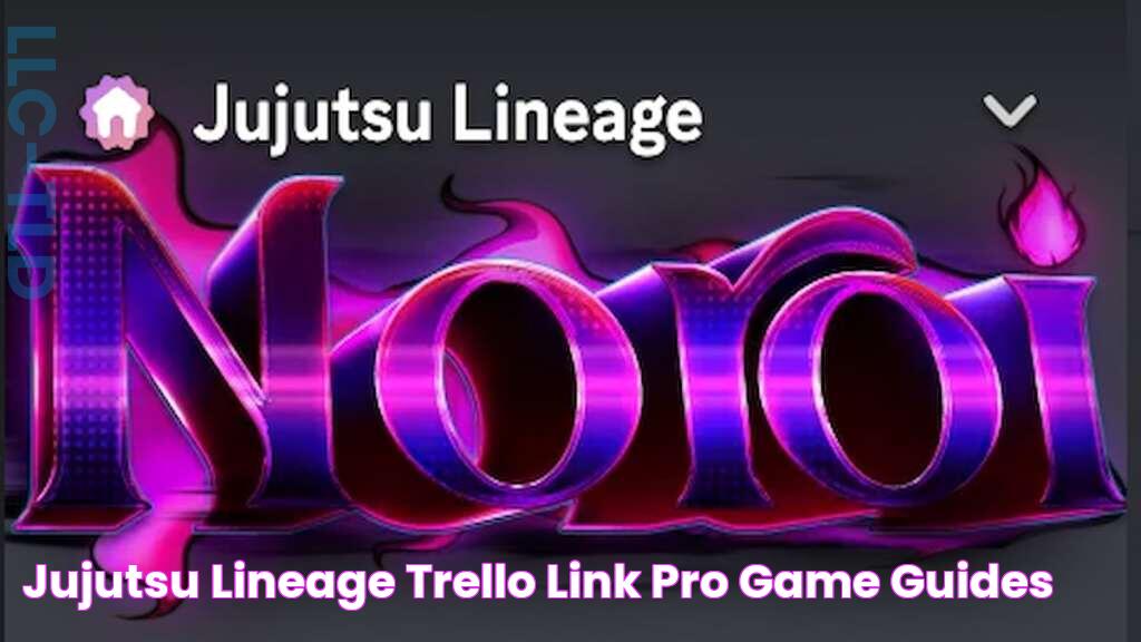 Ultimate Jujutsu Lineage Trello Tool | Organize And Track Your Training