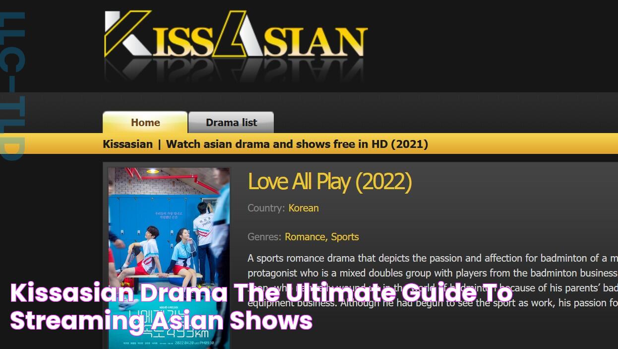 Explore The World Of Asian Dramas And Movies On KissAsianTV