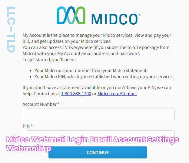 Midco Webmail Login & Email Account Settings WebmailUp