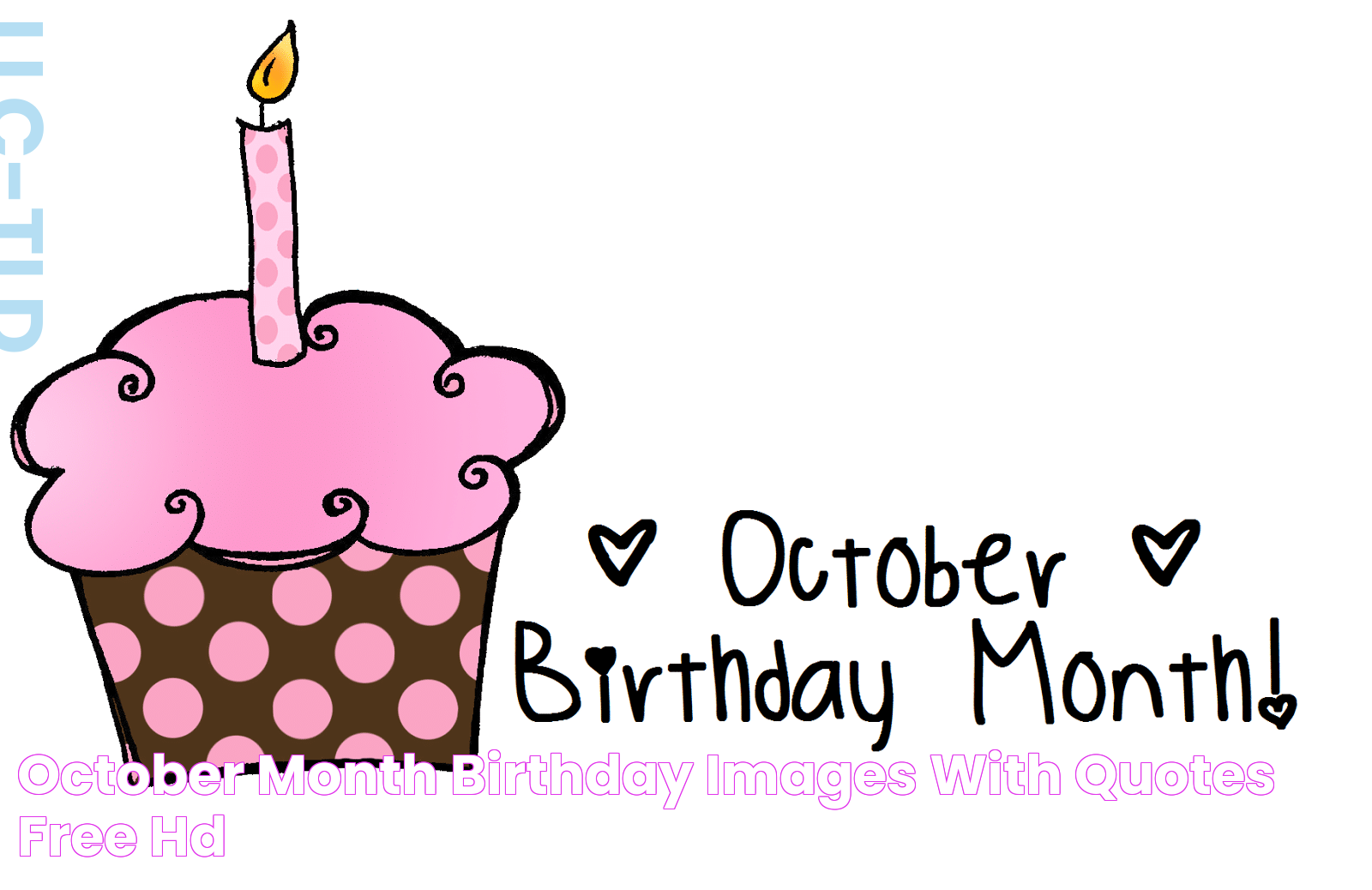 October Month Birthday Images with Quotes Free & HD!